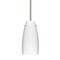 Besa Lighting Tao 10 Stem Pendant, Chalk, Satin Nickel Finish, 1x100W Incandescent 1TT-1512KR-SN - alternate 1